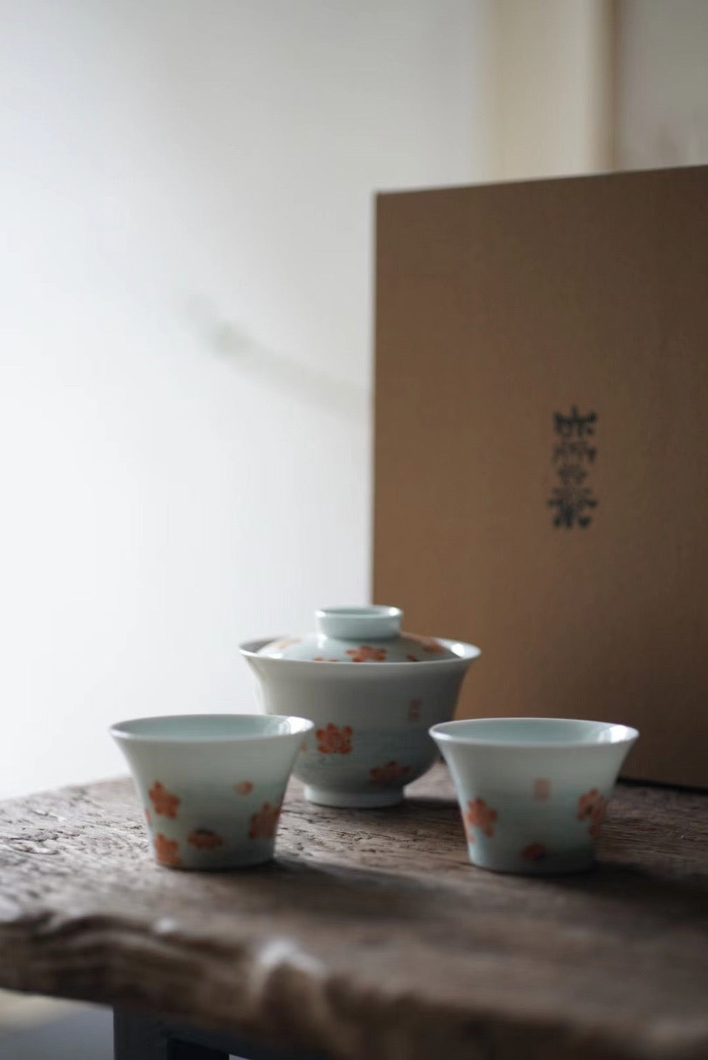Vintage Chinese Hand-painted Flower Gongfu Gaiwan Teaset|Best Ceramics