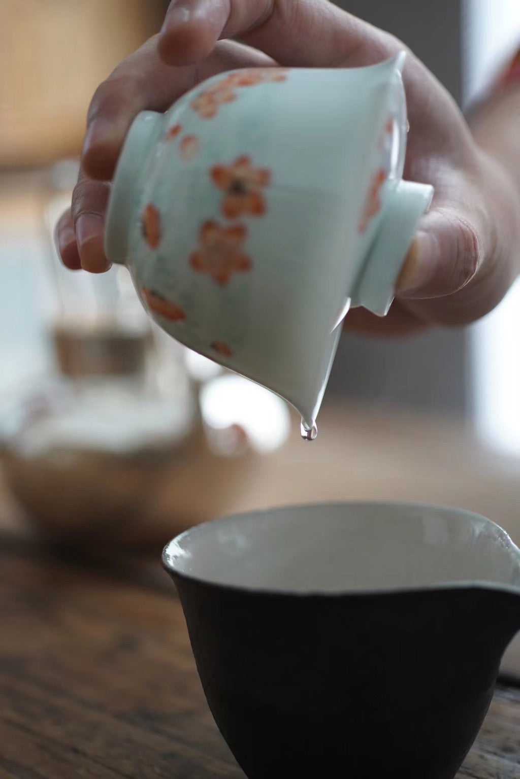 Vintage Chinese Hand-painted Flower Gongfu Gaiwan Teaset|Best Ceramics