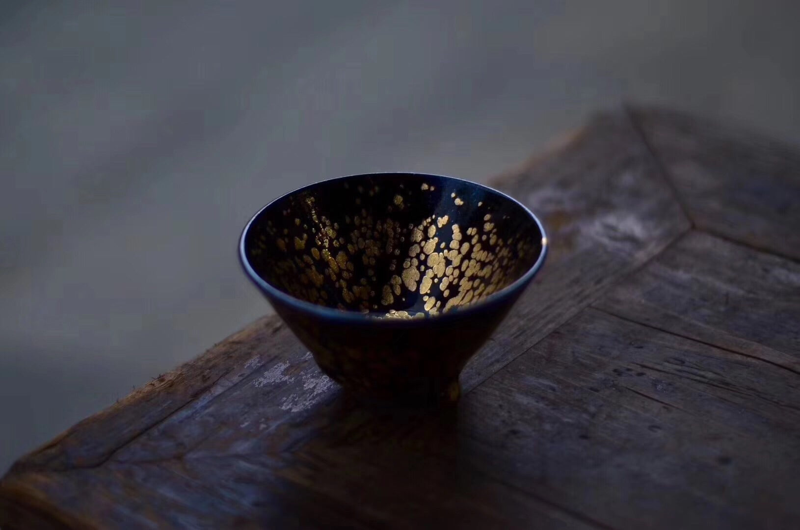 Golden And Black Jian Ware Tenmoku Cup China Traditional|Best Ceramics