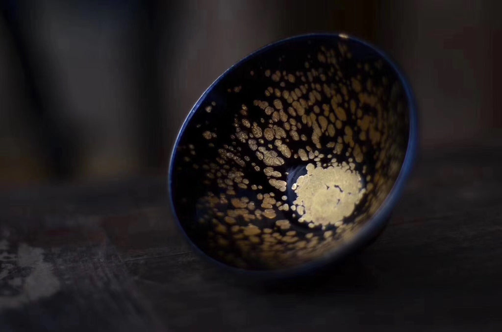 Golden And Black Jian Ware Tenmoku Cup China Traditional|Best Ceramics