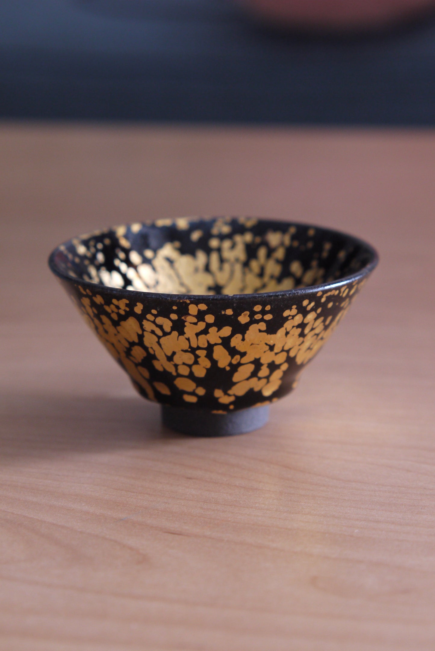 Golden And Black Jian Ware Tenmoku Cup China Traditional|Best Ceramics